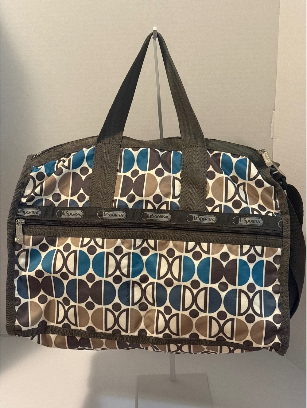 LeSportsac geometric print duffel bag